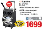 Sansui 900Watts PA System PPA901BT