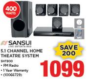 Sansui 5.1 Channel Home Theatre System SHT800