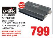 Camtec 4 Channel Amplifier CT-X4-4600Wel