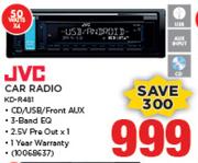 JVC Car Radio KD-R481