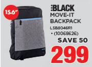 Black Move-It Backpack LSB8046R1