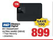 WD My Passport Ultra Hard Drive