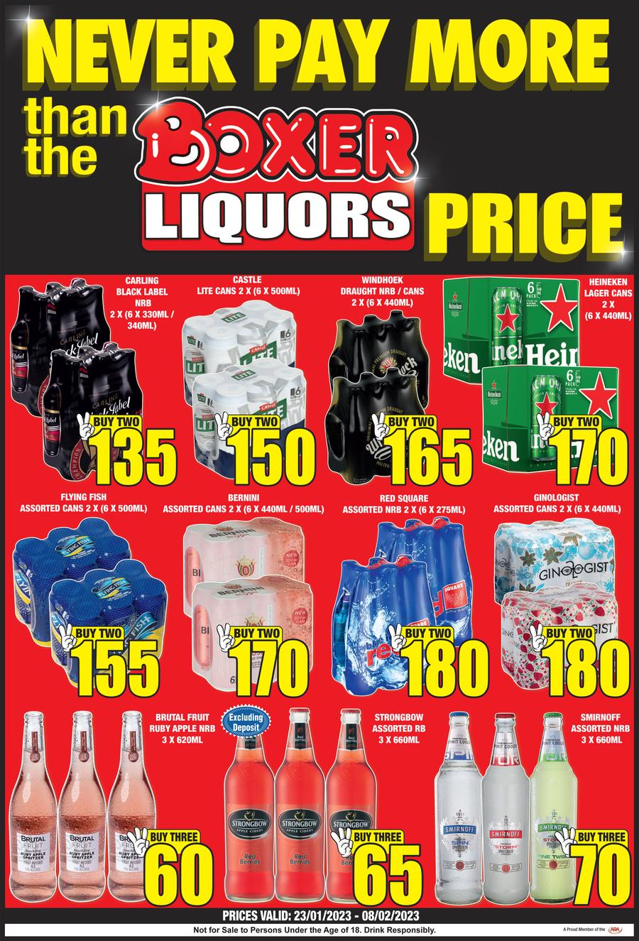 Boxer Liquor Eastern Cape : Never Pay More Than The Boxer Liquor Price ...