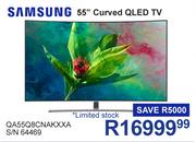 Samsung 55" Curved QLED TV QA55Q8CNAKXXA