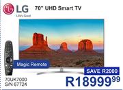 LG 70" UHD Smart TV 70UK7000 With Magic Remote