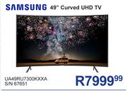 Samsung 49" Curved UHD TV UA49RU7300KXXA
