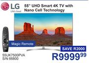 LG 55" UHD Smart 4K TV With nano Cell Technology 55UK7500PVA