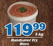 Randsaver Fry Wors-5kg