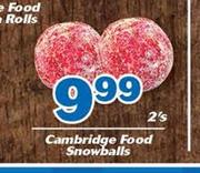 Cambridge Food Snowballs-2's