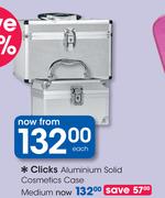 Clicks Aluminium Solid Cosmetics Case-Each