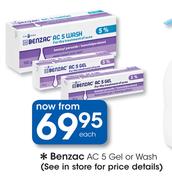 Benzac AC 5 Gel Or Wash-Each