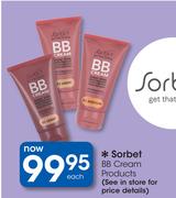 Sorbet BB Cream Products-Each