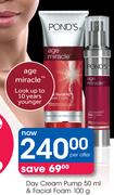 Ponds Day Cream Pump-50ml & facial Foam-100g Per Offer