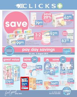 Clicks : Save (23 Jul - 23 Aug 2015), page 1