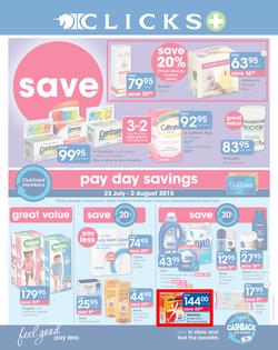 Clicks : Save (23 Jul - 23 Aug 2015), page 1