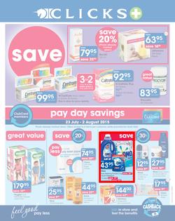 Clicks : Save (23 Jul - 23 Aug 2015), page 1