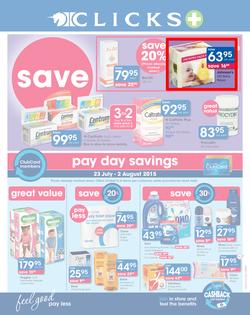 Clicks : Save (23 Jul - 23 Aug 2015), page 1