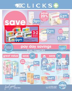 Clicks : Save (23 Jul - 23 Aug 2015), page 1