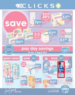 Clicks : Save (23 Jul - 23 Aug 2015), page 1