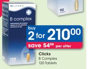 Clicks B Complex-2x120 Tablets