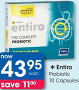 Entiro Probiotic 10 Capsules-Each