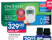 One Touch SelectSimple Monitor-Each