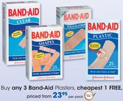 Band-Aid Plasters-Per Pack