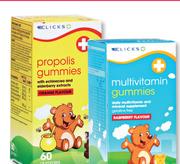 Clicks Multivitamin Or Propolis 60 Gummies Or Chews-2's