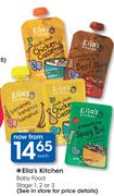 Ella's Kitchen Baby Food Stage 1,2 Or 3-Each