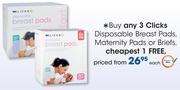 Clicks Disposable Breast Pads, Maternity Pads Or Briefs-Each