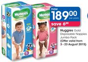 Huggies Gold Disposable Nappies Jumbo Pack-Per Pack
