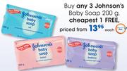 Johnson's Baby Soap-200g Each