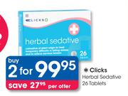 Clicks Herbal Sedative-2x26 Tablets