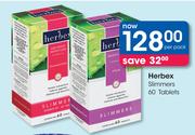 Herbex Slimmers 60 Tablets-Per Pack