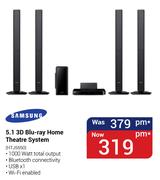 Samsung 5.1 3D Blu-Ray Home Theatre System HTJ5550
