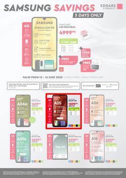 Edgars Connect : Samsung Savings (12 June - 16 June 2025), page 1