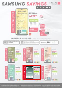 Edgars Connect : Samsung Savings (12 June - 16 June 2025), page 1