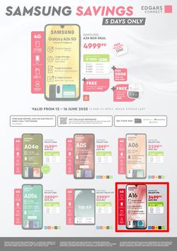Edgars Connect : Samsung Savings (12 June - 16 June 2025), page 1