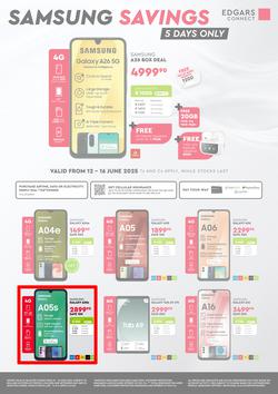 Edgars Connect : Samsung Savings (12 June - 16 June 2025), page 1