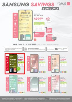 Edgars Connect : Samsung Savings (12 June - 16 June 2025), page 1