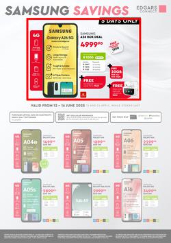 Edgars Connect : Samsung Savings (12 June - 16 June 2025), page 1