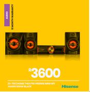 Hisense Mini HiFi 800 W Black Home Theatre HA650 23-798