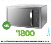 Midea 45L Digital Mir 1100W Microwave EM145A2HG 24-245