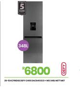Defy 348L Nett Met C455 DAC645 Eco + WD Fridge 20-534