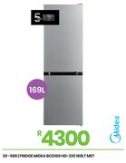 Midea 169L Met Fridge BCD169 HD-220 20-586