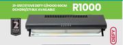 Defy 60cm Blk C/Hood DCH290/271 21-051