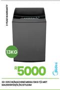 Midea 13Kg T/L Met W/Machine MA200W130/KL13TLE4M 22-335