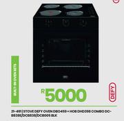Defy Oven DBO459 + Hob DHD398 Blk Combo Stove DCB838E/DCB838/DCB005 21-491