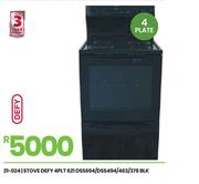 Defy 4 PLT 621 Blk Stove DSS694/DSS494/463/378 21-024