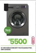 Defy 7Kg F/L Manhattan Grey W/Machine DAW684 22-288